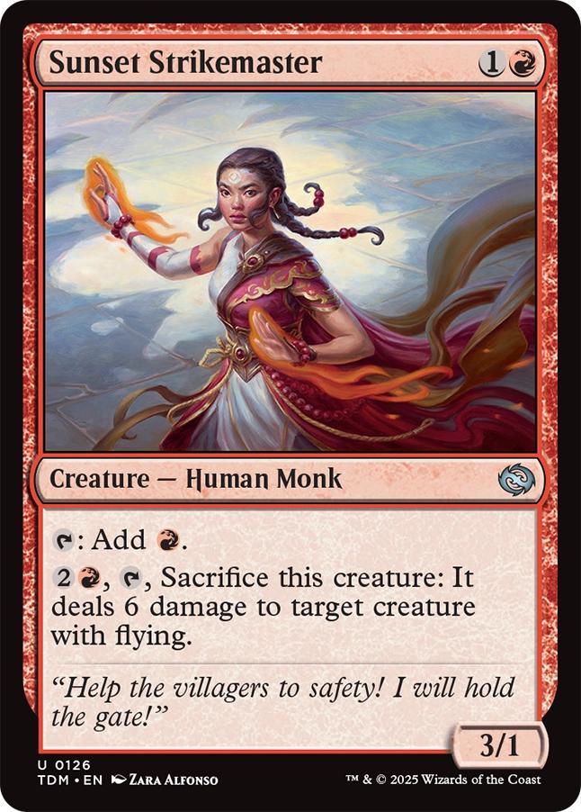 Sunset Strikemaster [126] [Tarkir: Dragonstorm] [Non-Foil]
