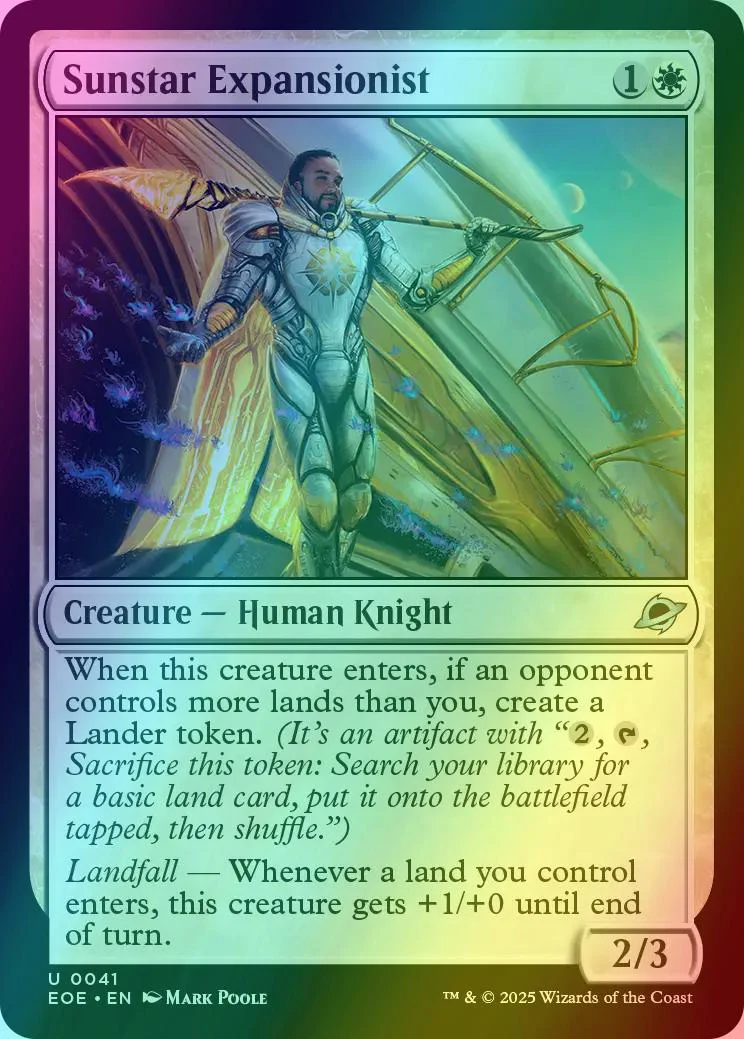 Sunstar Expansionist [41] [Edge of Eternities] [Foil]