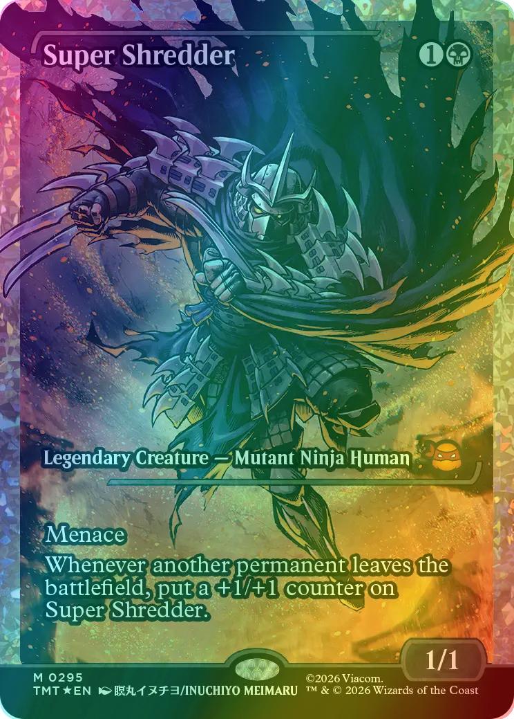 Super Shredder [295] [Japan Showcase] [Teenage Mutant Ninja Turtles] [Fracture Foil]