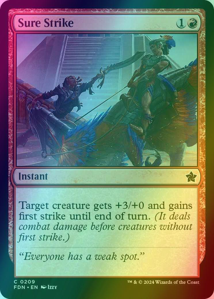 Sure Strike [209] [Foundations] [Foil]