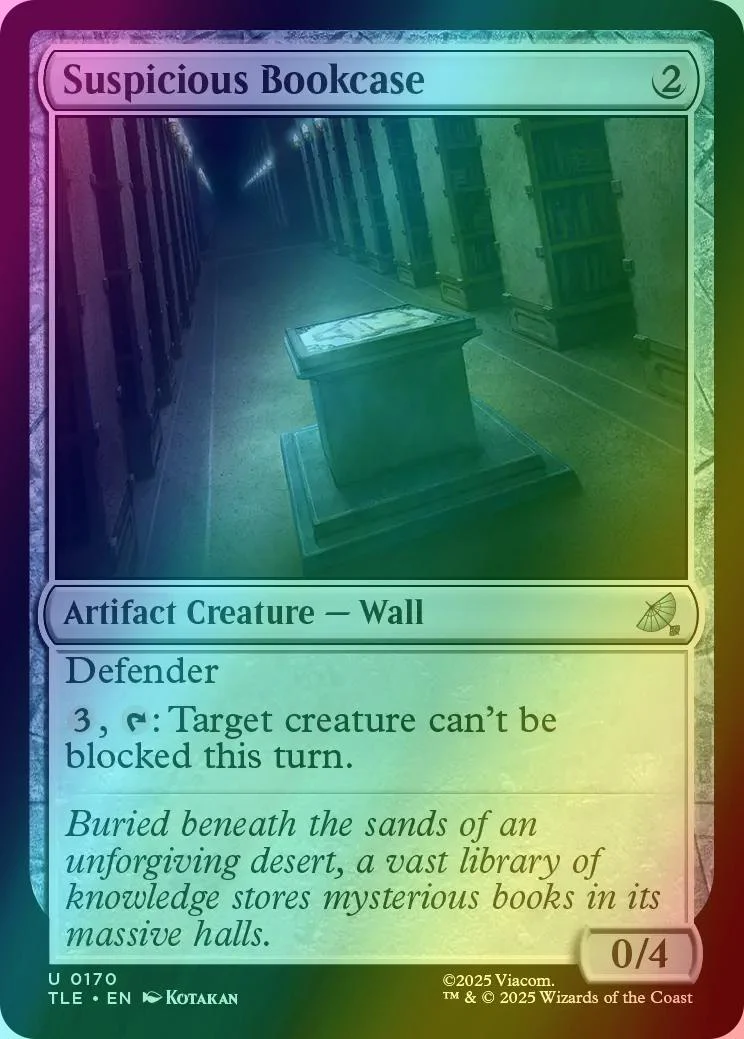 Suspicious Bookcase [170] [Avatar: The Last Airbender Eternal] [Foil]