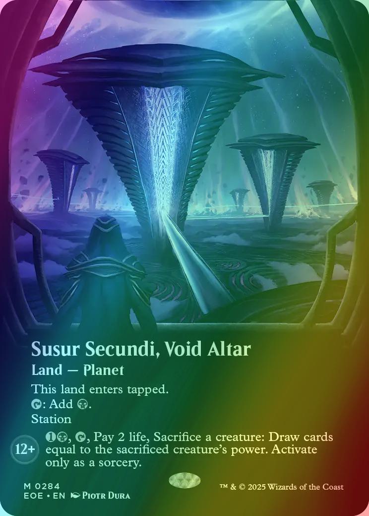 Susur Secundi, Void Altar [284] [Borderless] [Viewport] [Edge of Eternities] [Foil]