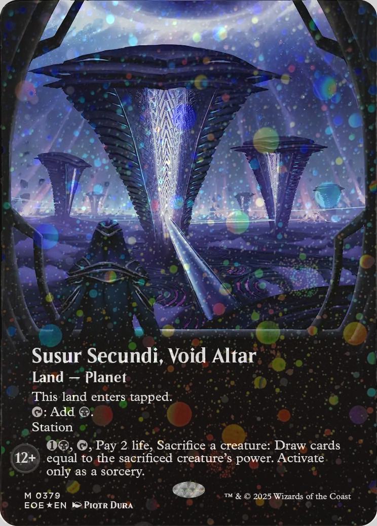 Susur Secundi, Void Altar [379] [Borderless] [Viewport] [Edge of Eternities] [Galaxy Foil]