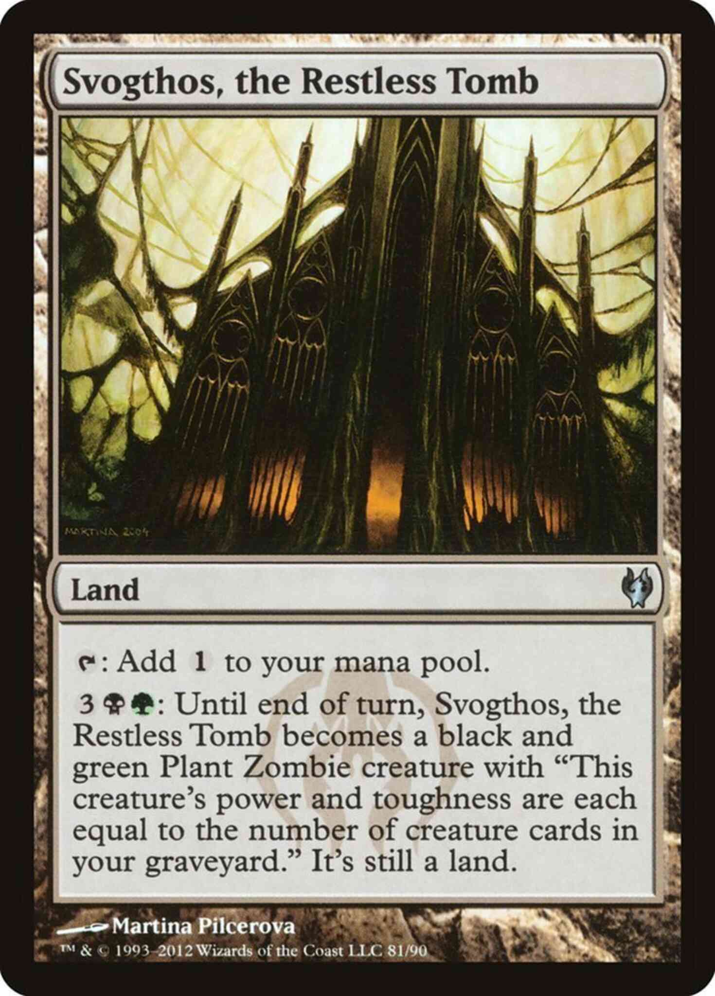 Svogthos, the Restless Tomb [81] [Duel Decks Izzet vs Golgari] [Non-Foil]