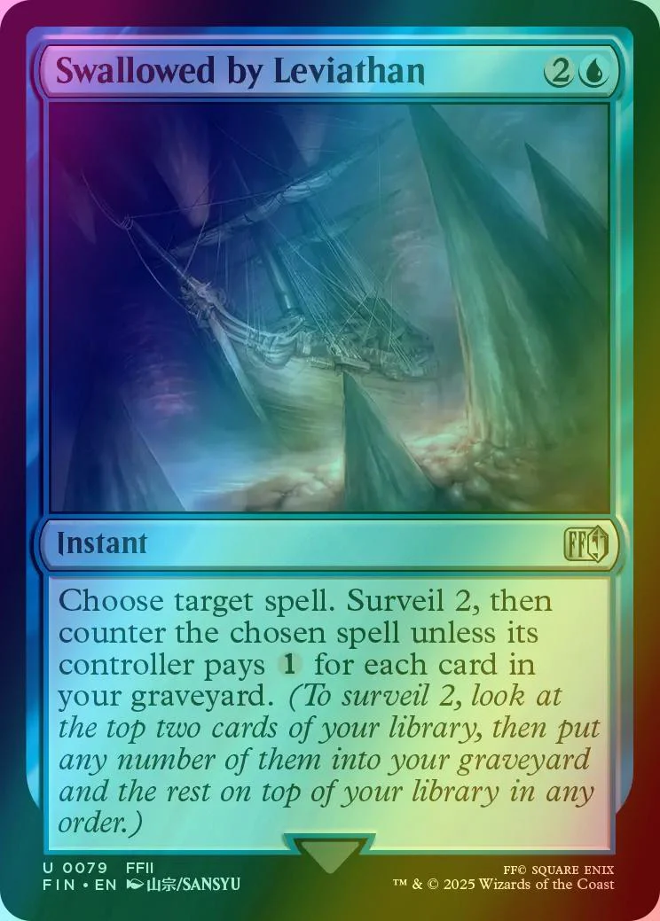 Swallowed by Leviathan [79] [FINAL FANTASY] [Foil]