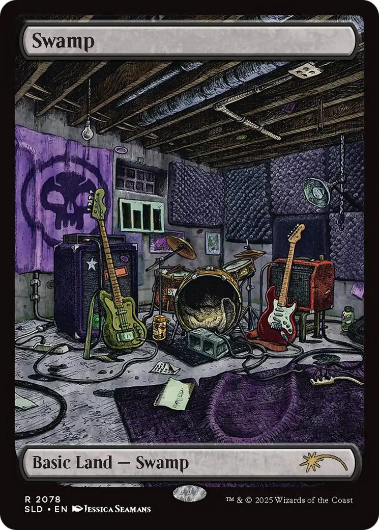 Swamp [2078] [Full Art] [KEXP: Music Matters] [Secret Lair Drop] [Non-Foil]