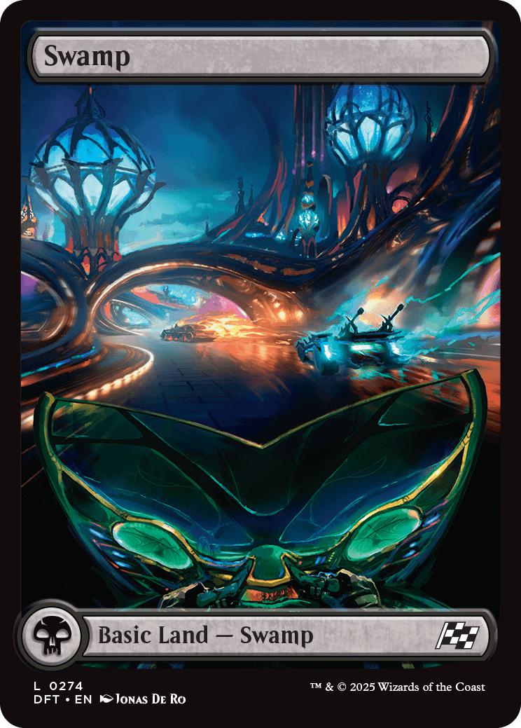 Swamp [274] [Full Art] [Driver's Seat] [Aetherdrift] [Non-Foil]