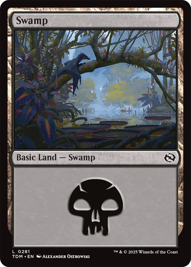 Swamp [281] [Tarkir: Dragonstorm] [Non-Foil]