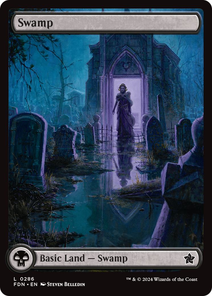 Swamp [286] [Full Art] [Foundations] [Non-Foil]
