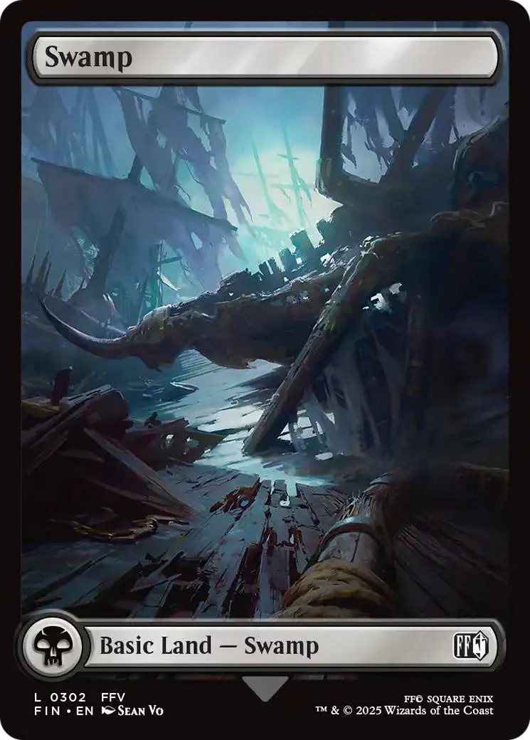 Swamp [302] [Full Art] [FFV] [FINAL FANTASY] [Non-Foil]