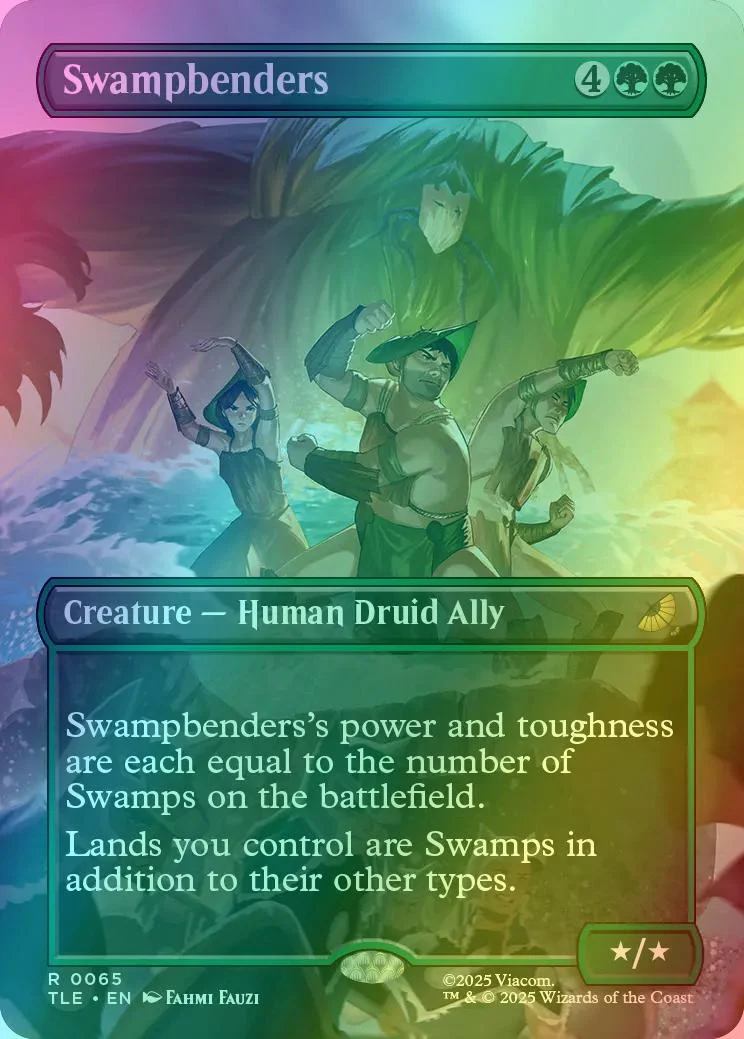 Swampbenders [65] [Borderless] [Scene] [Avatar: The Last Airbender Eternal] [Foil]