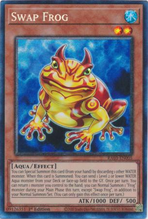 Swap Frog - RA03-EN005 - Prismatic Collector's Rare - 1st Edition