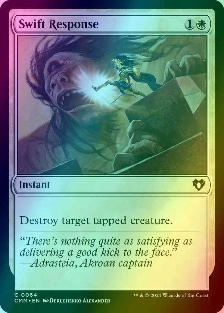 Swift Response [64] [Commander Masters] [Foil]