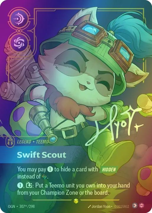 Swift Scout (Teemo) (Signature) - 307*/298 [Origins] [Foil]