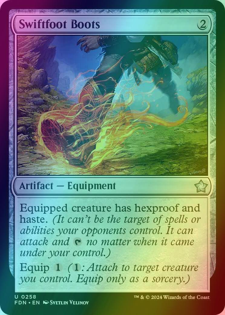 Swiftfoot Boots [258] [Foundations] [Foil]