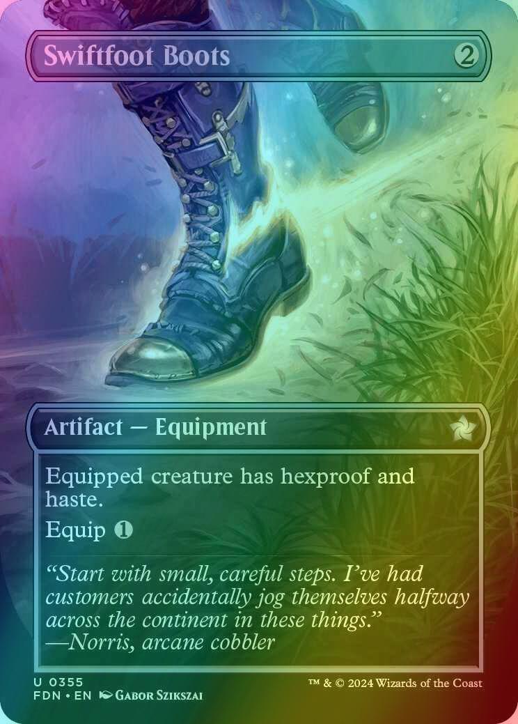 Swiftfoot Boots [355] [Borderless] [Foundations] [Foil]