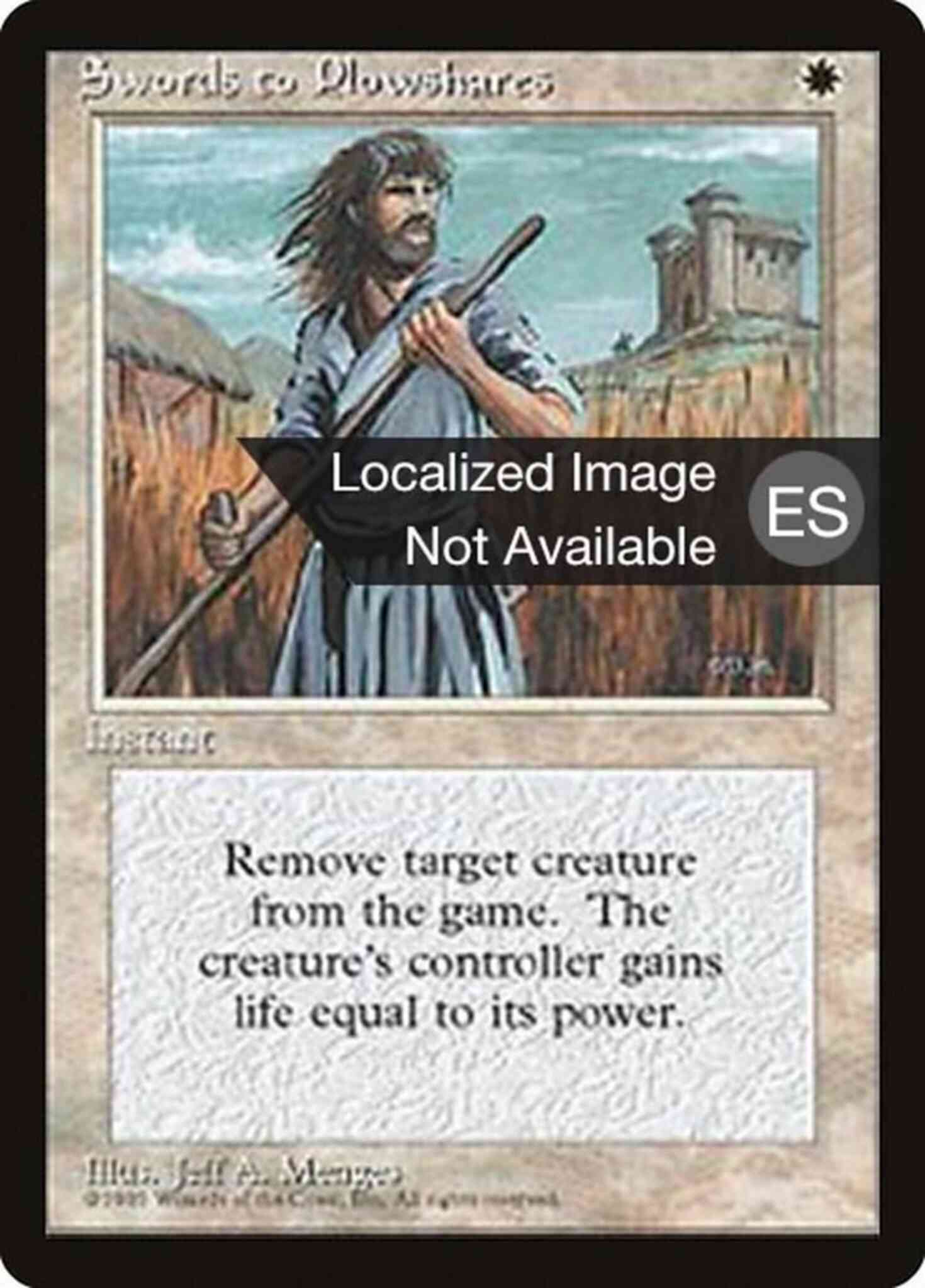 Swords to Plowshares - Spanish [52] [Fourth Edition Black Border: Spanish] [Non-Foil]