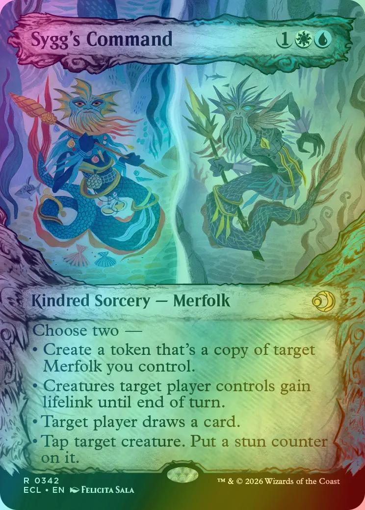 Sygg's Command [342] [Fable Frame] [Lorwyn Eclipsed] [Foil]