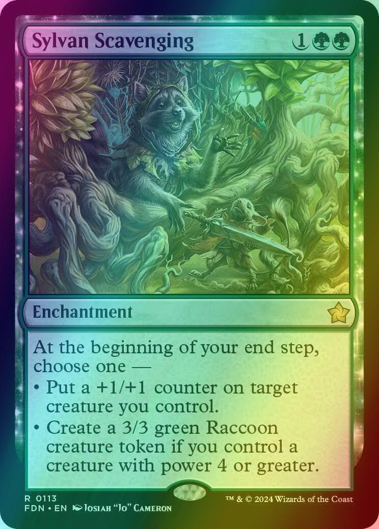 Sylvan Scavenging [113] [Foundations] [Foil]