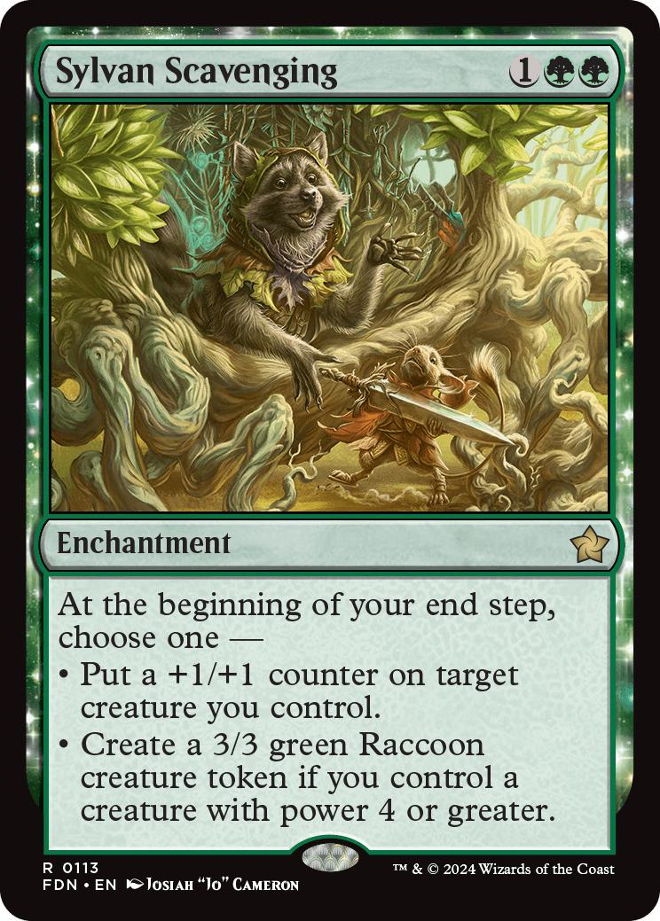 Sylvan Scavenging [113] [Foundations] [Non-Foil]