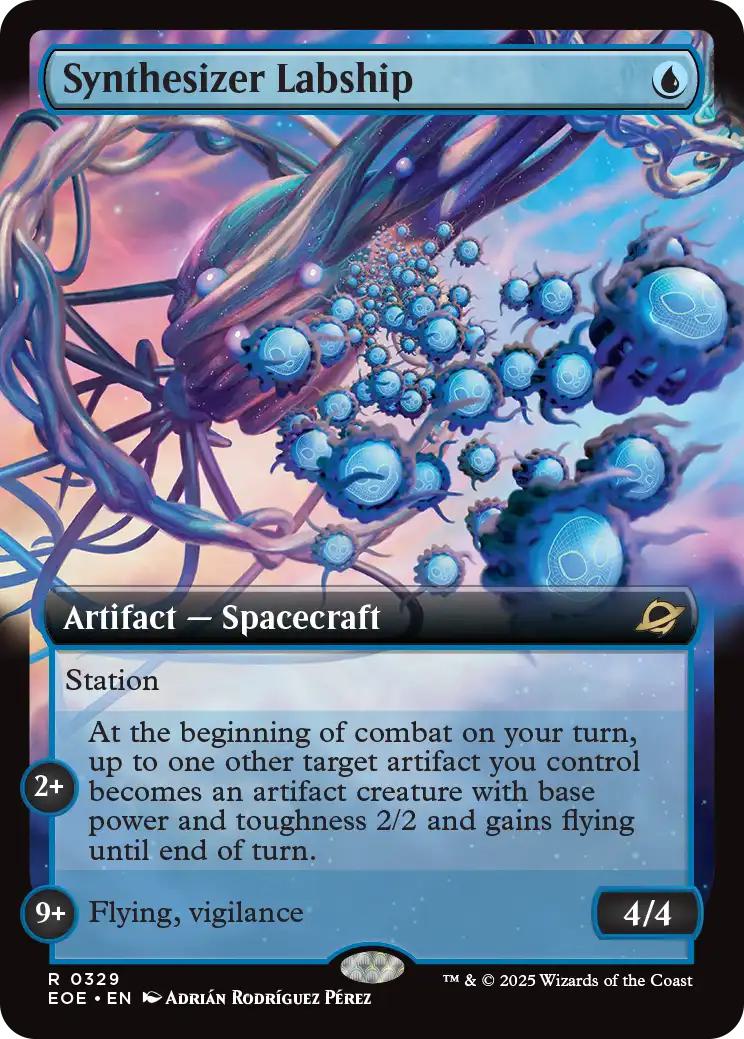 Synthesizer Labship [329] [Extended Art] [Edge of Eternities] [Non-Foil]
