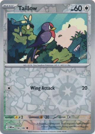 Taillow - 156/182 - Common [sv10-156] [Reverse Holo]