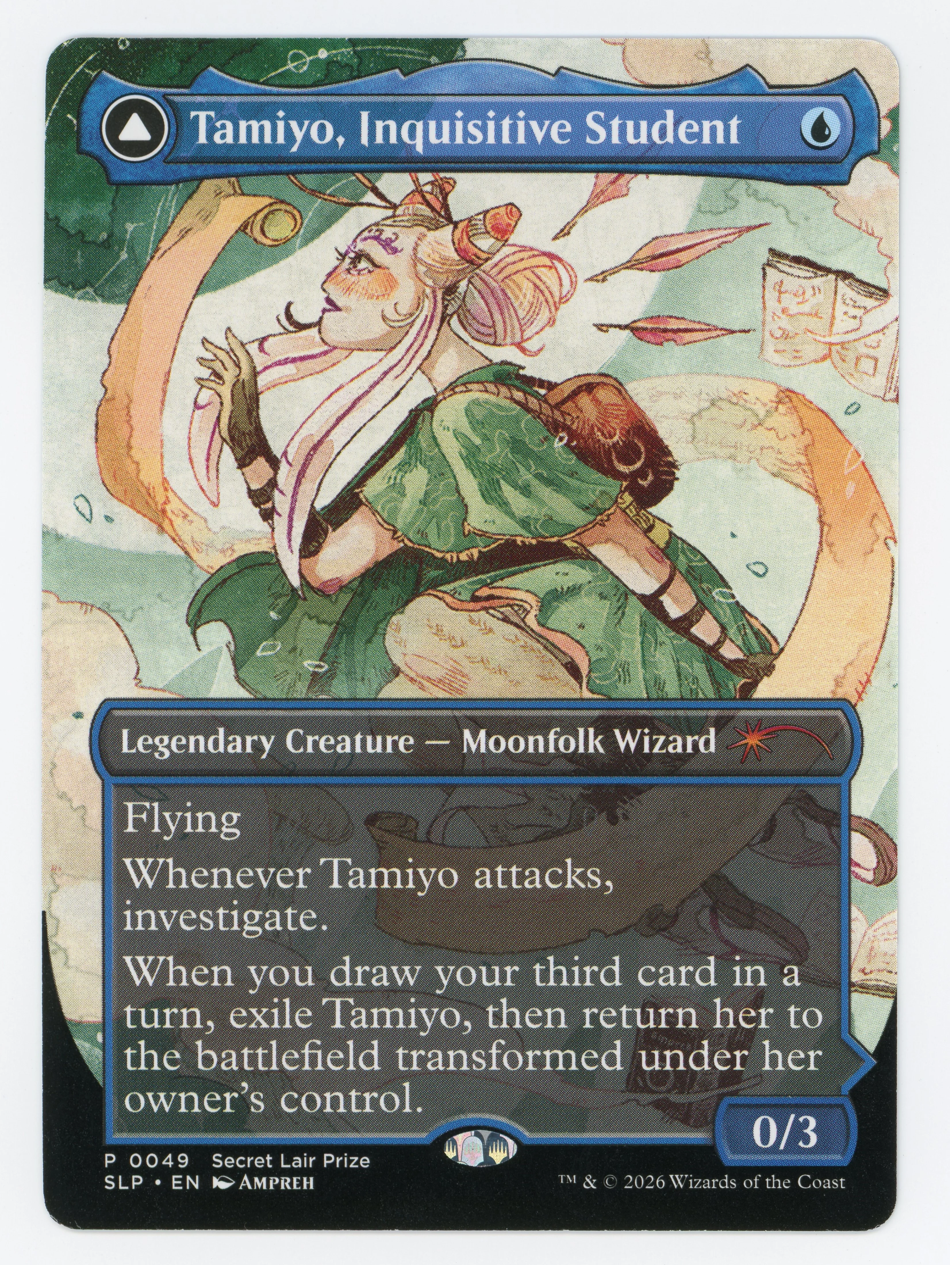 Tamiyo, Inquisitive Student // Tamiyo, Seasoned Scholar - Scan 15309