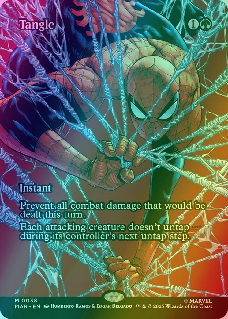 Tangle [38] [Borderless] [Source Material] [Marvel Universe] [Foil]