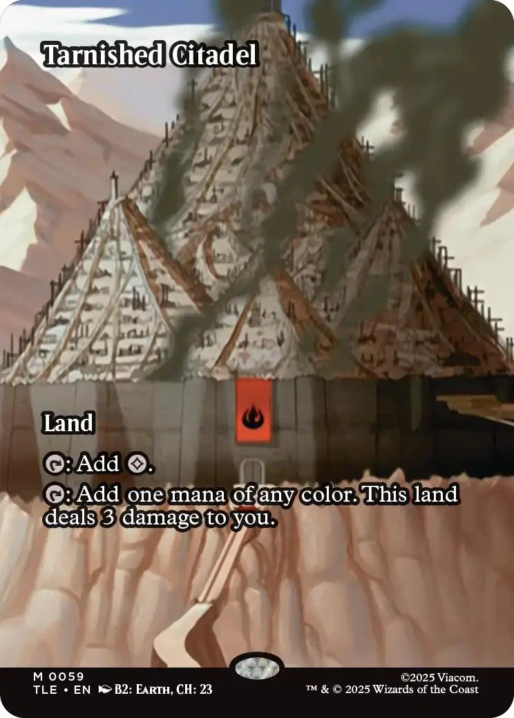 Tarnished Citadel [59] [Borderless] [Source Material] [Avatar: The Last Airbender Eternal] [Non-Foil]