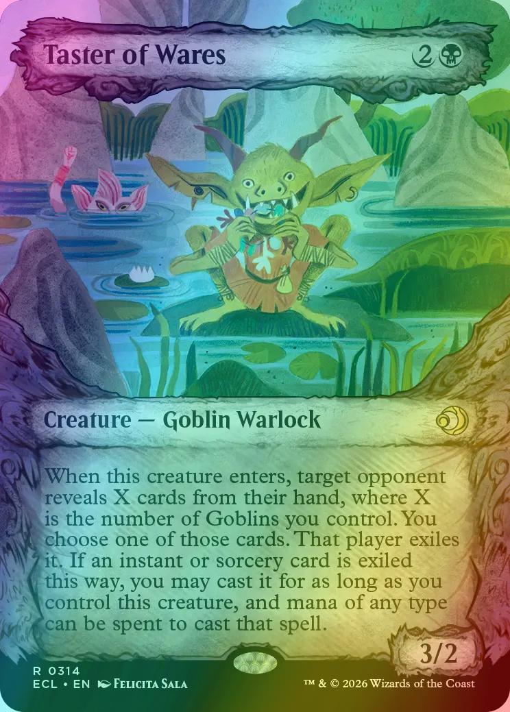 Taster of Wares [314] [Fable Frame] [Lorwyn Eclipsed] [Foil]