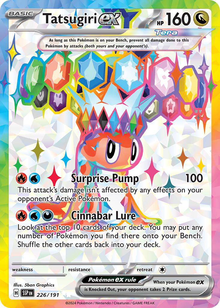 Tatsugiri ex - 226/191 - Ultra Rare [sv08-226] [Ultra]