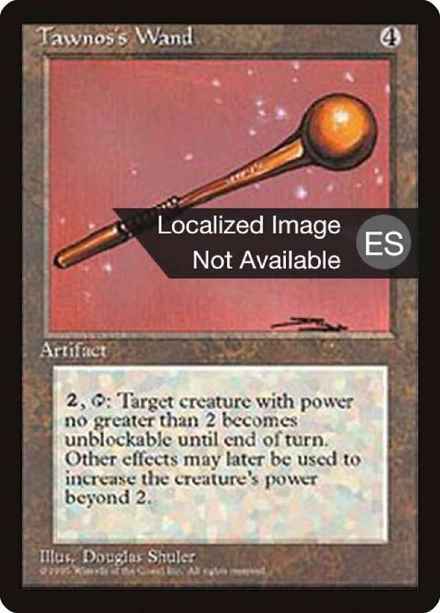 Tawnos's Wand - Spanish [348] [Fourth Edition Black Border: Spanish] [Non-Foil]