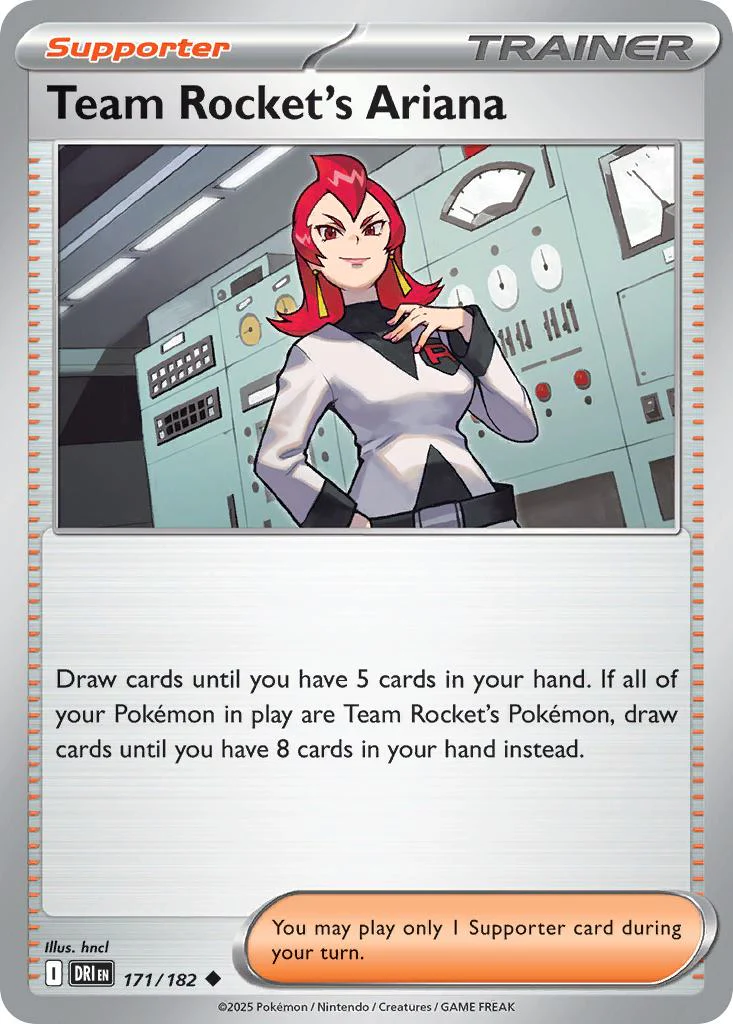 Team Rocket's Ariana - 171/182 - Uncommon [sv10-171] [Non-Holo]