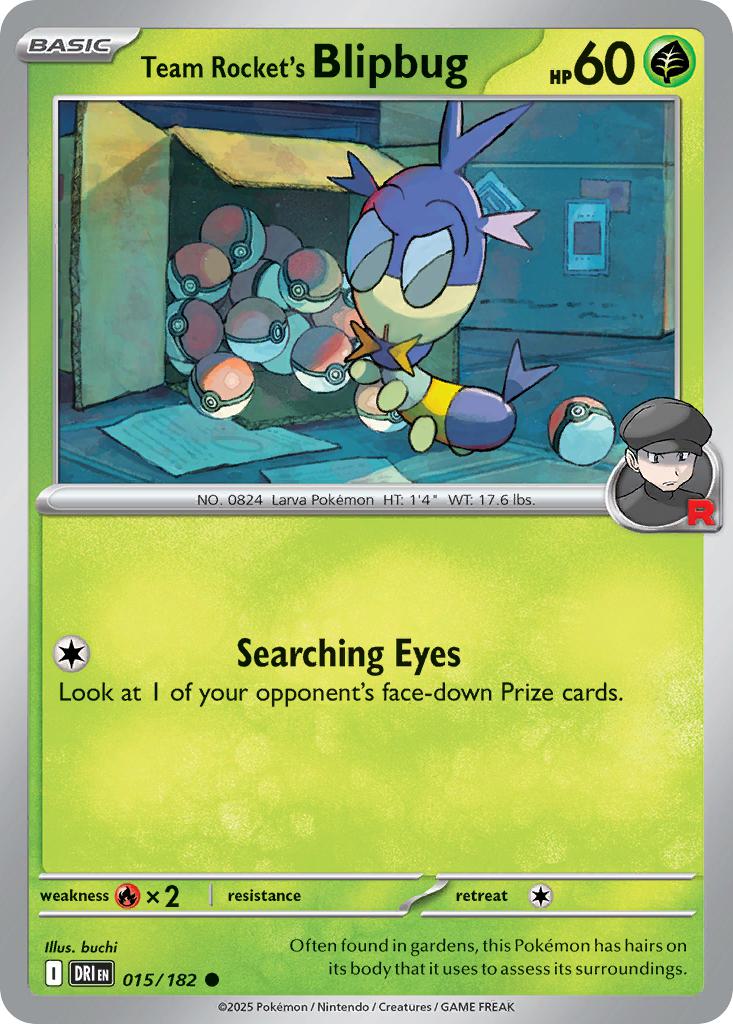Team Rocket's Blipbug - 015/182 - Common [sv10-015] [Non-Holo]