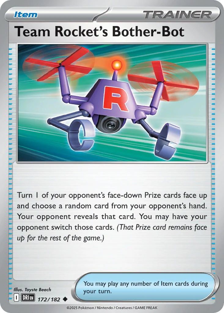 Team Rocket's Bother-Bot - 172/182 - Uncommon [sv10-172] [Non-Holo]