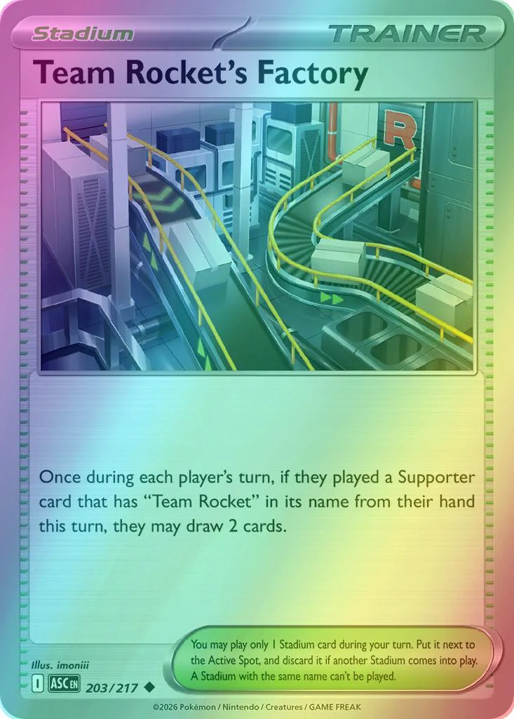 Team Rocket's Factory - 203/217 - Uncommon [me025-203] [Reverse Holo]