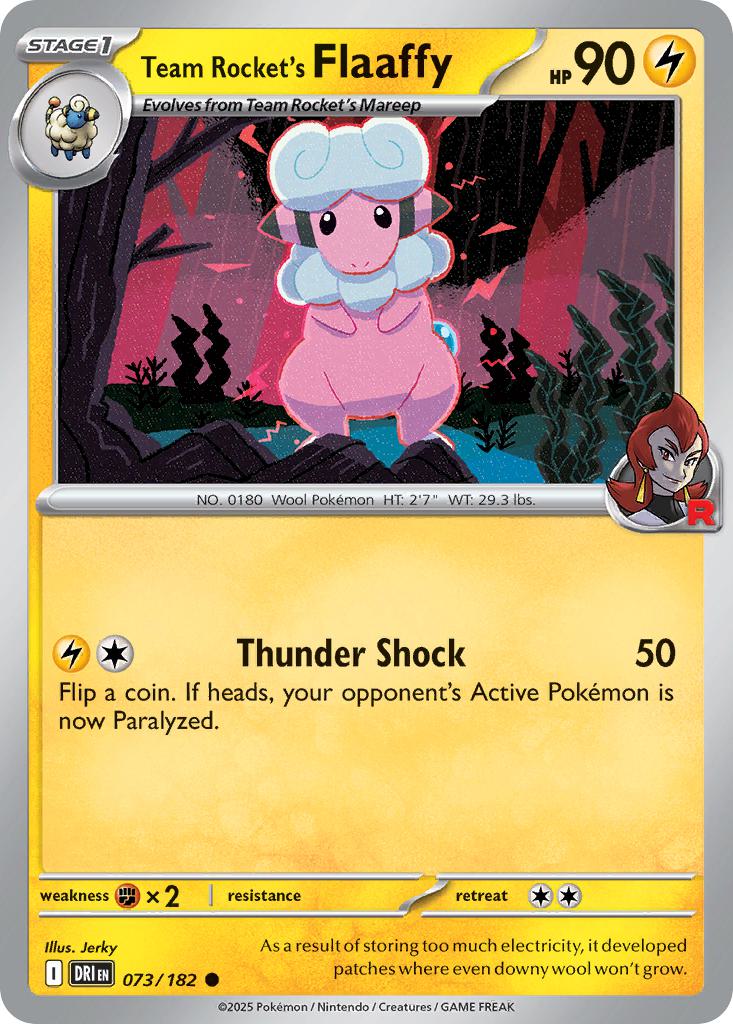 Team Rocket's Flaaffy - 073/182 - Common [sv10-073] [Non-Holo]
