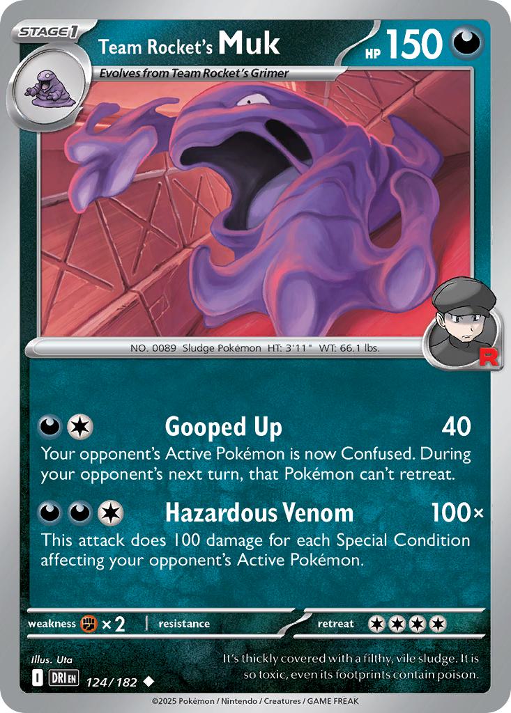 Team Rocket's Muk - 124/182 - Uncommon [sv10-124] [Non-Holo]