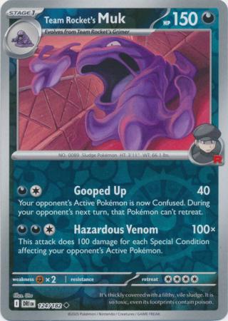 Team Rocket's Muk - 124/182 - Uncommon [sv10-124] [Reverse Holo]