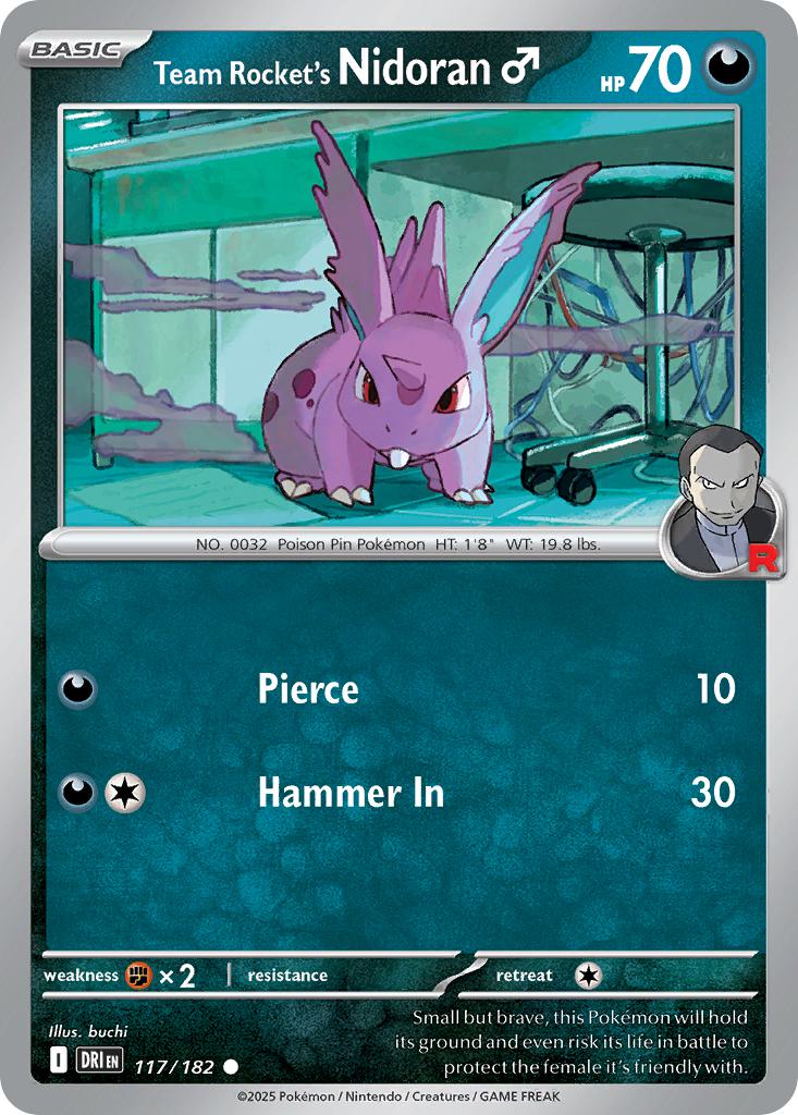 Team Rocket's Nidoran - 117/182 - Common [sv10-117] [Non-Holo]