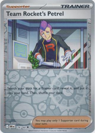 Team Rocket's Petrel - 176/182 - Uncommon [sv10-176] [Reverse Holo]