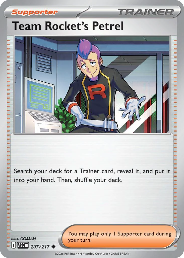 Team Rocket's Petrel - 207/217 - Uncommon [me025-207] [Non-Holo]