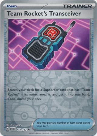 Team Rocket's Transceiver - 178/182 - Uncommon [sv10-178] [Reverse Holo]