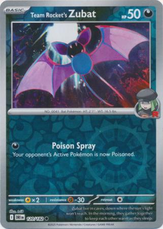 Team Rocket's Zubat - 120/182 - Common [sv10-120] [Reverse Holo]