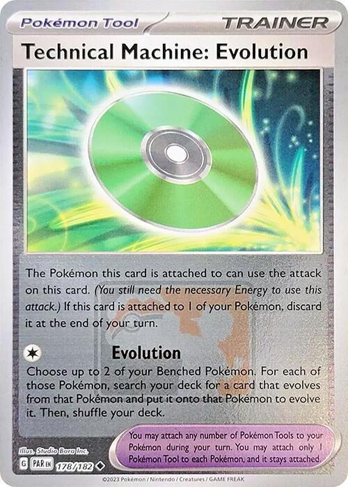 Technical Machine: Evolution - 178/182 - Promo [Pokémon League] [sv04msp-178] [Reverse Holo]