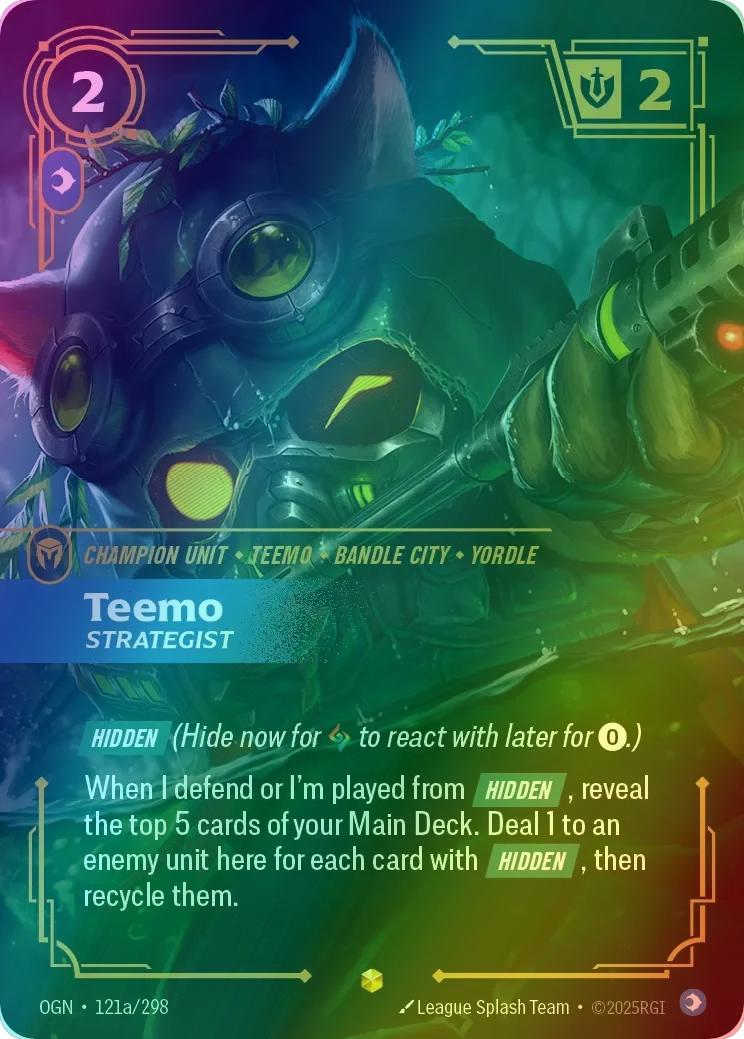 Teemo - Strategist (Alternate Art) - 121a/298 [Origins] [Foil]