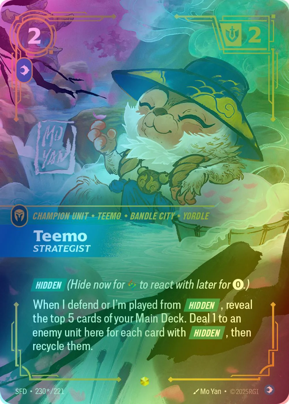 Teemo - Strategist (Signature) - 230*/221 [Spiritforged] [Foil]