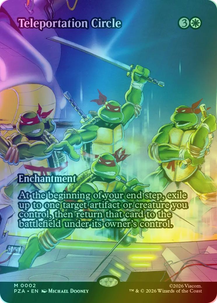 Teleportation Circle [2] [Borderless] [Teenage Mutant Ninja Turtles Source Material] [Foil]
