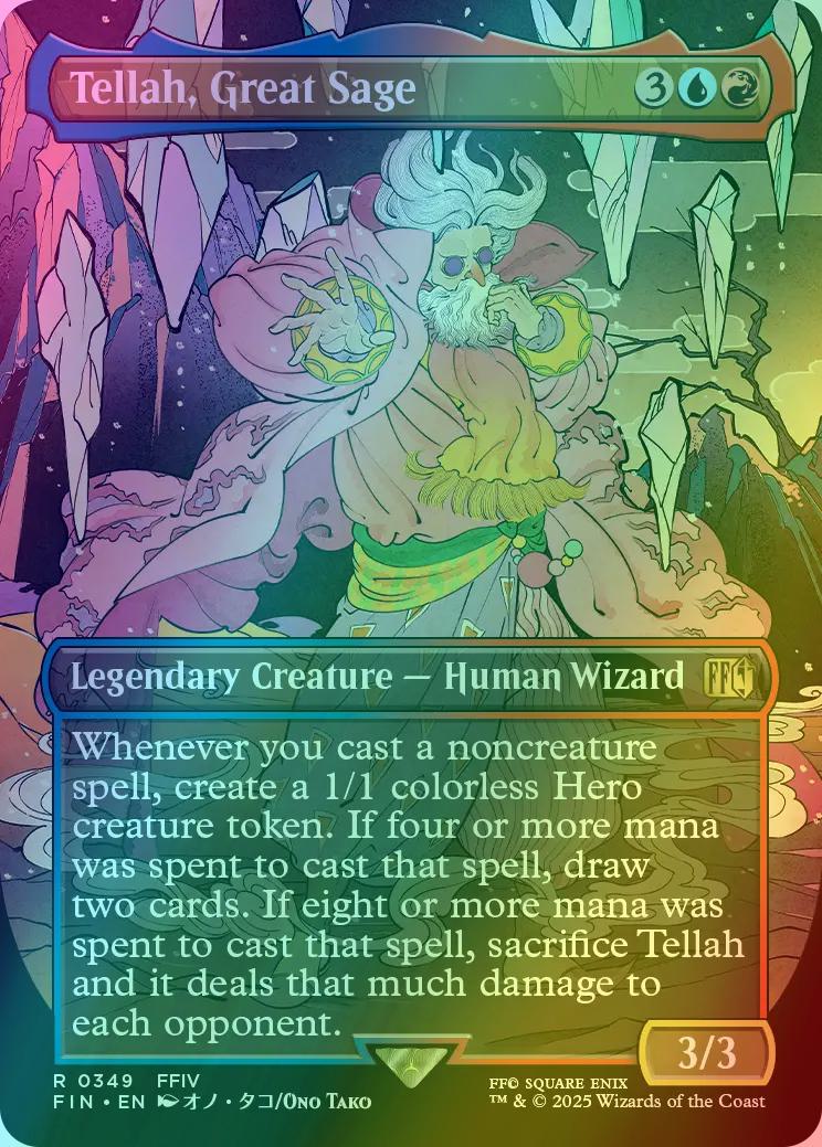 Tellah, Great Sage [349] [Borderless] [FINAL FANTASY] [Foil]