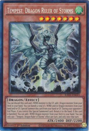 Tempest, Dragon Ruler of Storms - RA03-EN011 - Prismatic Collector's Rare - 1st Edition